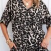 Conjunto Calça Pantalona Animal Print